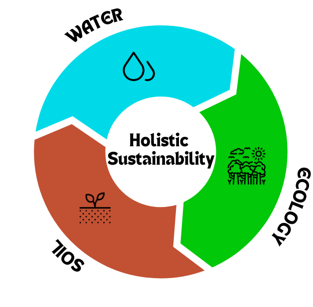 Holistic sustainability infographics